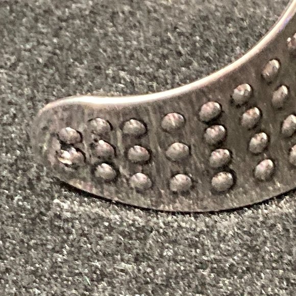 Set of 4 Silver Toned Light Studded Cuff Bracelets - Picture 11 of 14